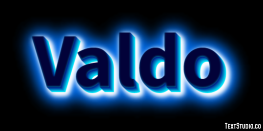 Valdo Effetto testo