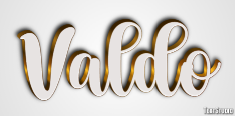 Valdo Effetto testo