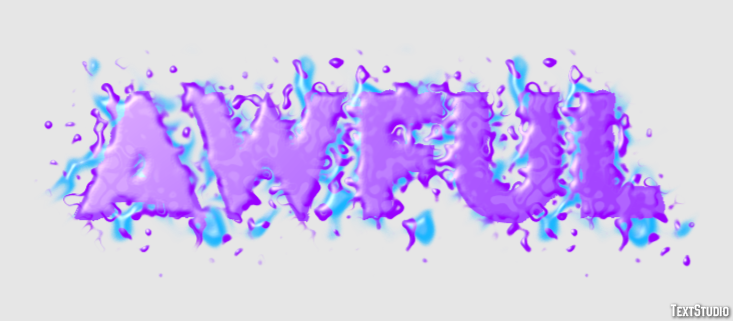 Awful Text Effect