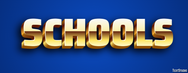 Schools Text Effect