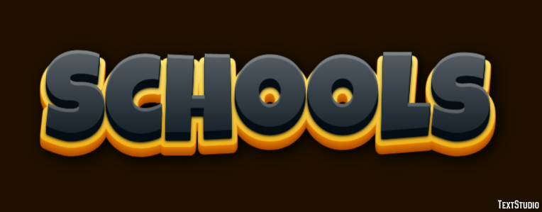 Schools Text Effect