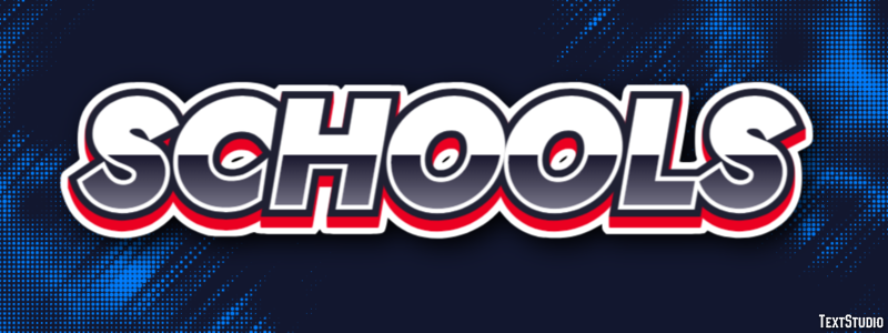 Schools Text Effect