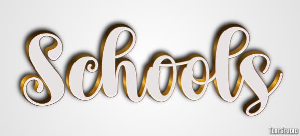 Schools Text Effect