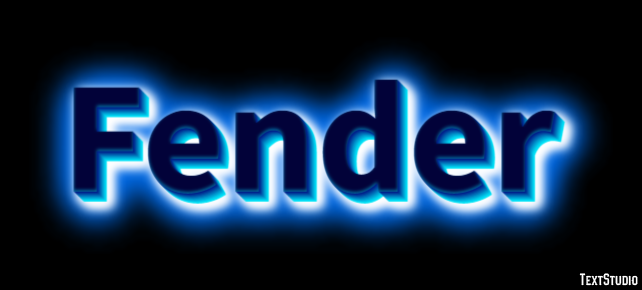 Fender Text effect
