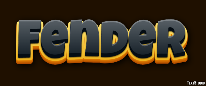 Fender Effet de Texte