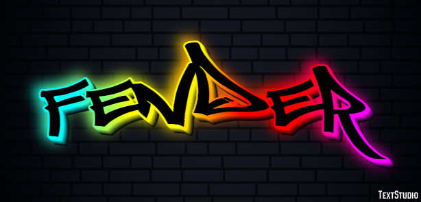 Fender Effet de Texte