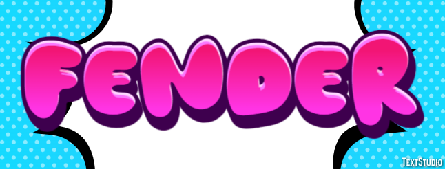 Fender Effet de Texte
