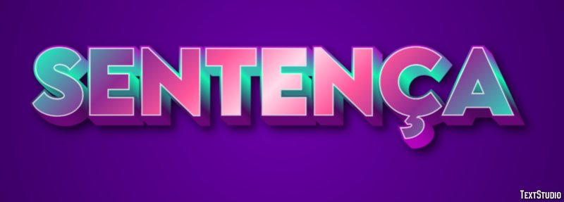 Sentença テキスト効果