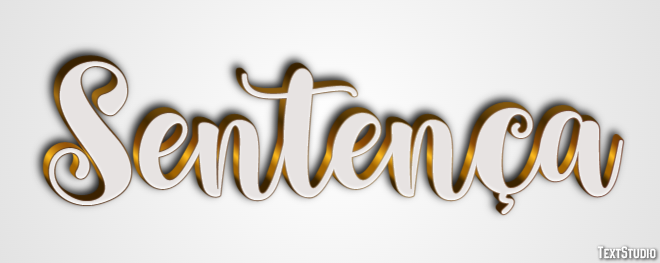 Sentença テキスト効果