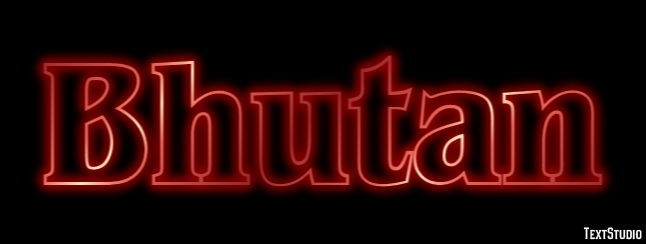 Bhutan Text effect