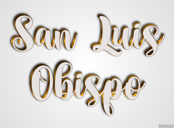 San Luis Obispo Effetto testo