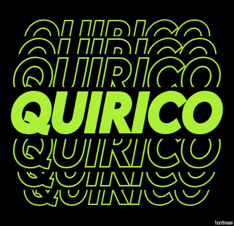 Quirico Effetto testo