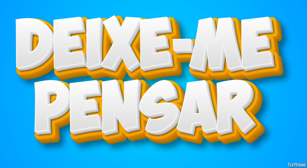 Deixe-me pensar Efecto de Texto