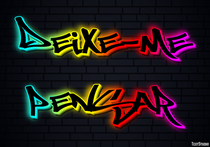 Deixe-me pensar Efecto de Texto