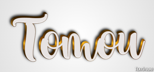 Tomou Efecto de texto