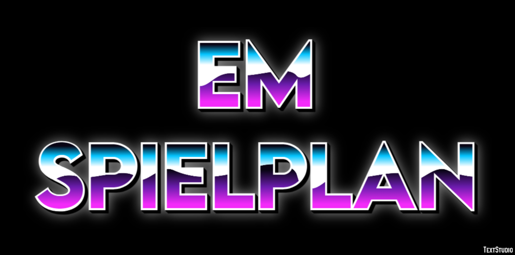 Em Spielplan Tekst Effect