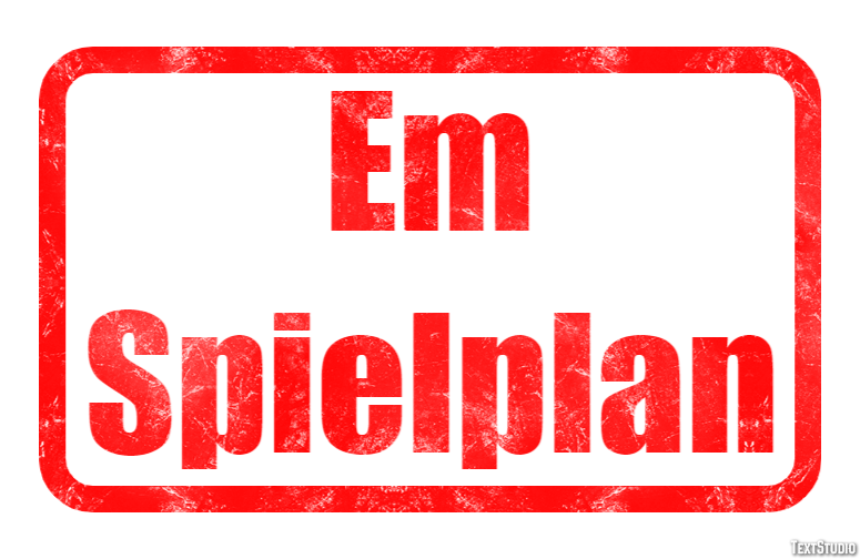 Em Spielplan Tekst effect