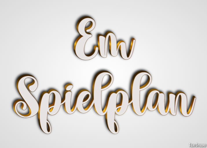 Em Spielplan Tekst Effect