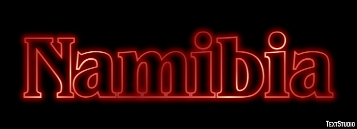 Namibia Text Effect