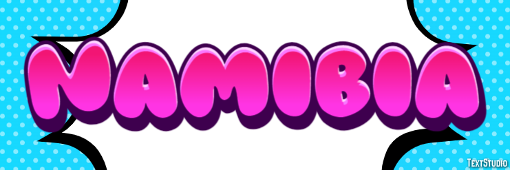 Namibia Text effect