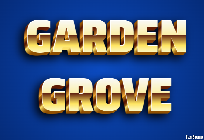 Garden Grove Efekt tekstowy