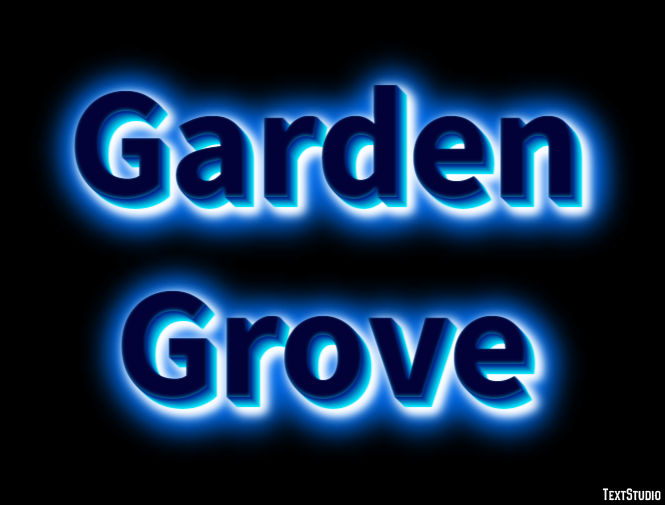 Garden Grove Efekt tekstowy