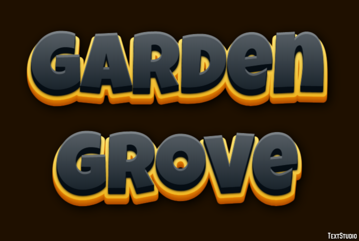 Garden Grove Efekt tekstowy