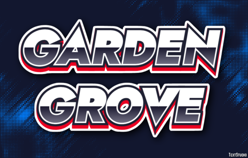 Garden Grove Efekt tekstowy