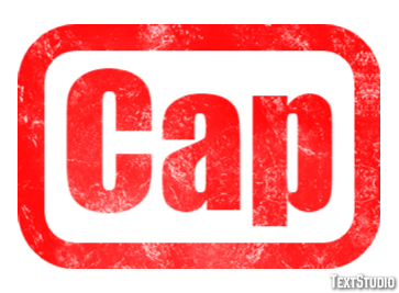 Cap Text effect