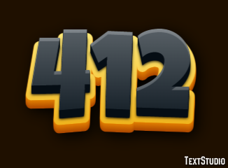 412 Text Effect