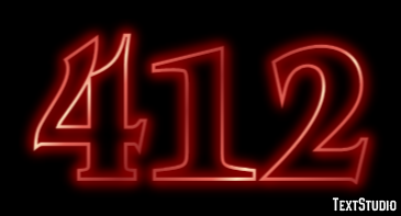 412 Text Effect