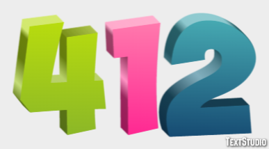 412 Text Effect