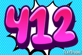 412 Text Effect