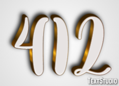 412 Text Effect