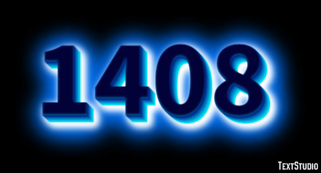 1408 Text Effect