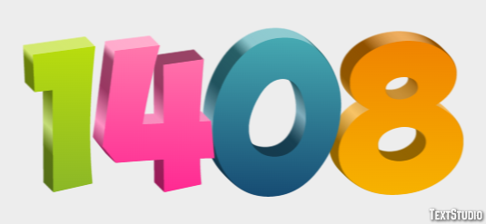 1408 Effetto testo