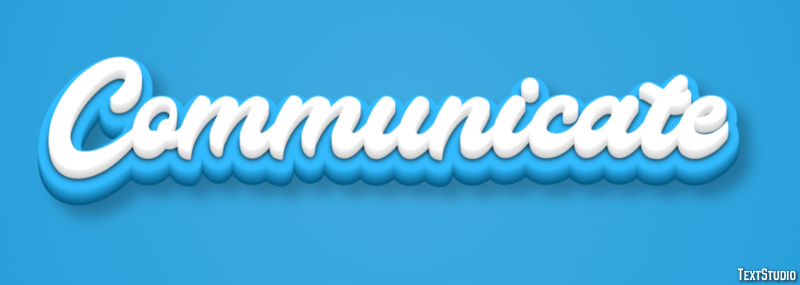 Communicate テキスト効果