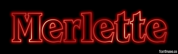 Merlette Effet de Texte