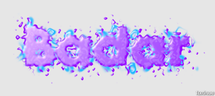 Badar Text Effect