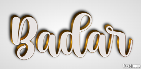 Badar Effet de Texte