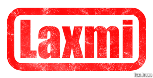 Laxmi Text Effect