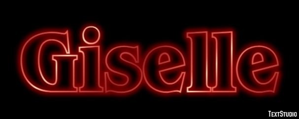 Giselle Efekt tekstowy