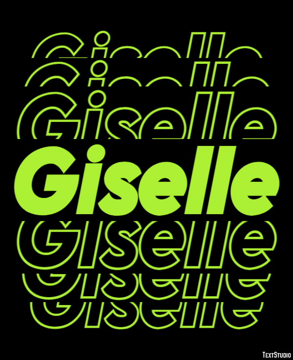 Giselle Efekt tekstowy