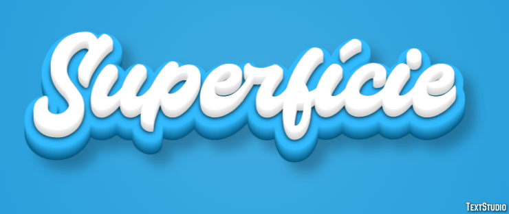 Superfície Efeito de texto