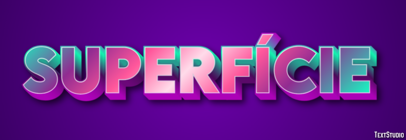 Superfície Efeito de texto
