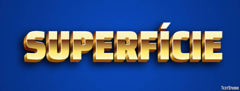 Superfície Efeito de texto