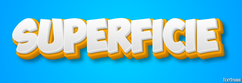Superfície Efeito de texto