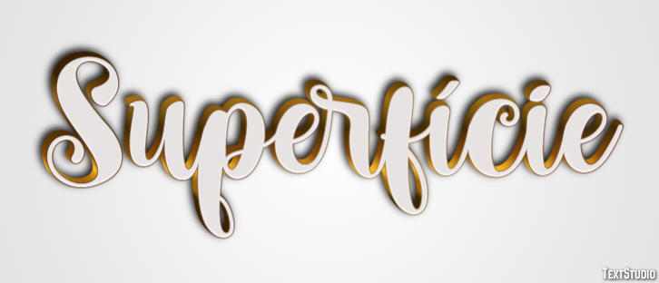 Superfície Efeito de texto
