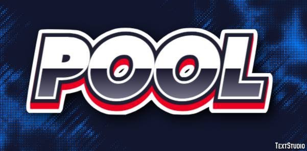 Pool Text effect