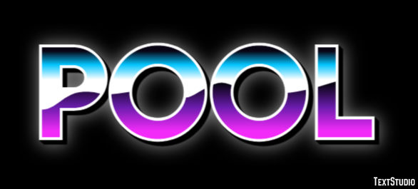 Pool Text effect